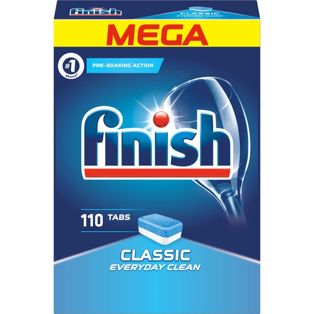 Таблетки для посудомийних машин Finish Classic 110 шт. (5999109580337) - зображення 1