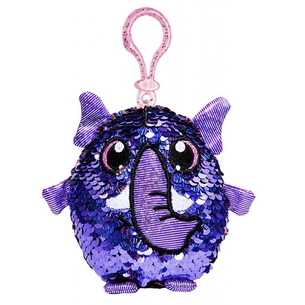 М'яка іграшка Shimmeez з паєтками S2 Добрий Слон на кліпсі 9 см (SH01052E) зображення 1