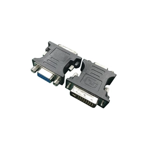 Перехідник DVI (24+5 пин)/VGA, M/F HD (3 ряда) Cablexpert (A-DVI-VGA-BK) зображення 1
