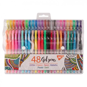 Ручка гелева Yes набір 48 штук (420436) зображення 1