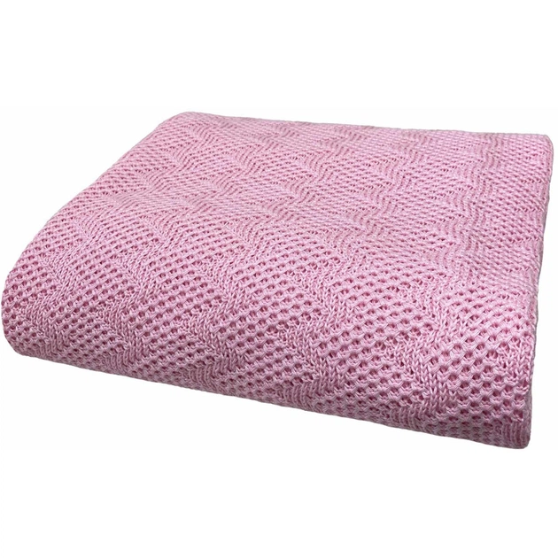 Плед Прованс Діно Зиґзаґ 130х170 Рожевий (4823093432055) - picture 5