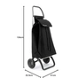 Сумка-візок Rolser Saquet LN 2 Negro (SAQ055-1023) (931442) - зменшене зображення 6