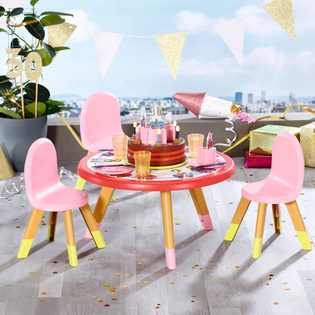 Аксесуар до ляльки Zapf Baby Born Набір меблів День Народження - Вечірка з тортом (831076) - picture 11