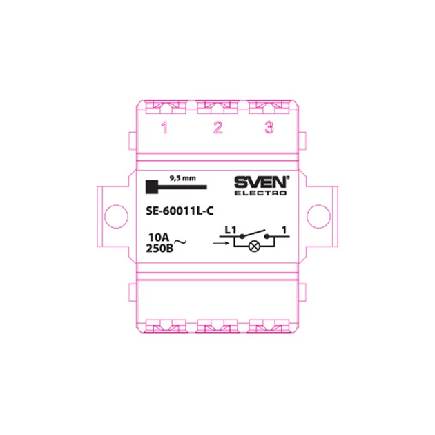 Вимикач Sven SE-60011L-C cream (7100034) - picture 5