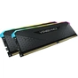 Модуль пам'яті для комп'ютера DDR4 32GB (2x16GB) 3600 MHz Vengeance RGB RS Black Corsair (CMG32GX4M2D3600C18) - уменьшенное изображение 3