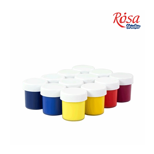Гуашеві фарби Rosa Studio Classic 12 кольорів по 20 мл (4823098527039) - picture 4