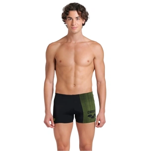 Плавки Arena Foggy Dots Swim Short 008483-506 чорний, жовтий 80 (3468337531104) изображение 1