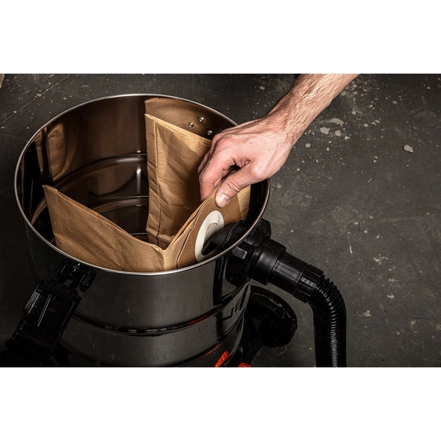 Пилосос будівельний Neo Tools 1600Вт, 18 кПа, 35л, HEPA, колеса, 7.5кг (04-739) - picture 2