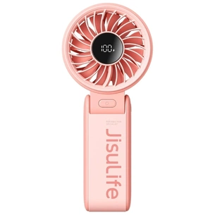 Вентилятор Jisulife Handheld Fan 7 pink зображення 1