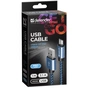Дата кабель USB 2.0 AM to Micro 5P 1.0m USB08-03T blue Defender (87805) - зменшене зображення 3