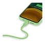 Дата кабель USB 2.0 AM to Lightning 1.2m 2.4A green Baseus (CALDC-06) - уменьшенное изображение 5