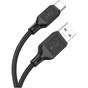 Дата кабель USB 2.0 AM to USB-C 1.0m Cool silicone X90 black HOCO (6931474788443) - уменьшенное изображение 3