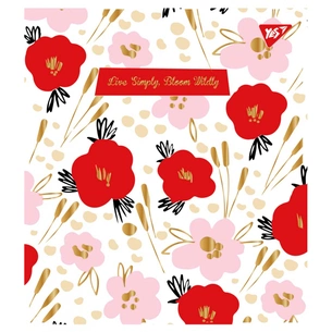 Зошит Yes А5 Wild Bloom 18 аркушів клітинка (765198) зображення 1