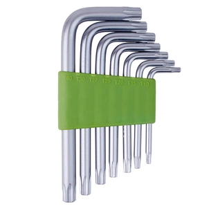 Ключ Alloid вигнутий TORX, 7шт. (HT-0712) зображення 1