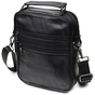 Сумка Vintage Месенджер з натуральної шкіри Чорна (21950) - зменшене зображення 2