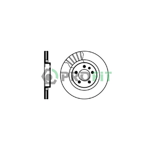 Гальмівний диск Profit 5010-0928 зображення 1