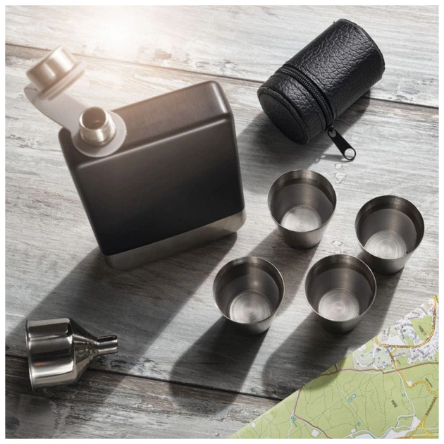 Фляга Schwarzwolf Tahat набір 266 мл чорний (F5001200AJ3) - picture 7