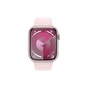 Смарт-годинник Apple Watch Series 9 GPS 45mm Pink Aluminium Case with Light Pink Sport Band - M/L (MR9H3QP/A) - зменшене зображення 2