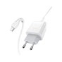 Зарядний пристрій HOCO C72Q Glorious USB QC3.0 + cable USB to Micro 5P 18W White (6931474732538) - зменшене зображення 3