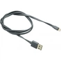 Дата кабель USB 2.0 AM to Lightning 1.0m MFI flat Dark gray Canyon (CNS-MFIC2DG) - зменшене зображення 1