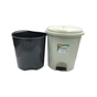 Контейнер для сміття Planet Household №3 з педаллю сірий 12 л (10341) - уменьшенное изображение 4