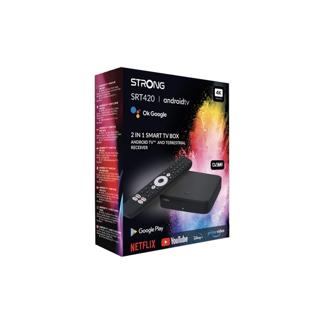Медіаплеєр Strong SRT 420 Android TV і ефірний приймач в одному пристрої (SRT 420) - изображение 7