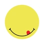 Папір для нотаток Axent з клейким шаром Smile 70х70мм, 50 аркушів (2444-02-A) - зменшене зображення 1