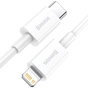 Дата кабель USB-C to Lightning 1.0m 20W Superior Series White Baseus (CATLYS-A02) - preview 2