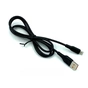 Дата кабель USB 2.0 AM to Micro 5P 1.0m 2.4A silicone black Denmen (DM-D01V-BK) - зменшене зображення 4