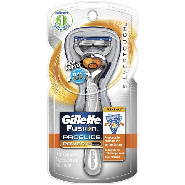 Бритва Gillette Fusion ProGlide Power Flexball Chrome Edition з 1 касетою (7702018388769) - зображення 1