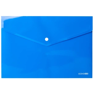Папка - конверт Economix А4 180 мкм фактура "глянець", синя (E31301-02) зображення 1