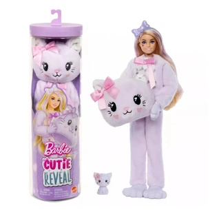 Кукла Barbie Cutie Reveal Милые бантики Котенок (JJP64) изображение 1