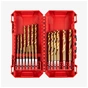 Набір свердл Milwaukee по металу PACKOUT RedHEX HSS-G TiN, 19шт (4932493866) - уменьшенное изображение 1