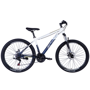 Велосипед Space Mars AM DD 27.5" 17" St 2024 Біло-синій (OPS-SP-27.5-003) зображення 1