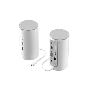 Концентратор Vention USB3.1 Type-C to HDMI/VGA/USB3.0x3/RJ45/SD/TF/TRRS 3.5m/PD/DC100W12-in-1 (TPHWC-EU) изображение 1