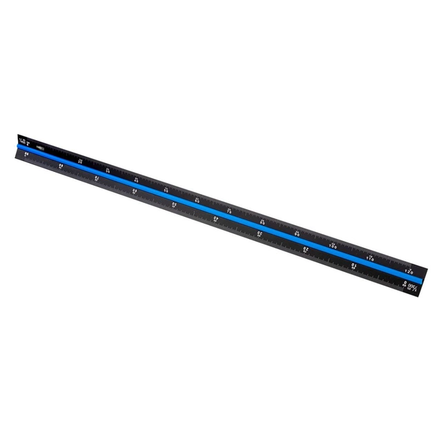 Лінійка будівельна Neo Tools трикутна, алюміній, 30 см (72-205) - picture 6