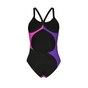 Купальник Arena Multi Slices Swimsuit Lightdro 008094-598 чорний, бузковий, бірюзовий, рожевий 44 (3468337399704) - уменьшенное изображение 5