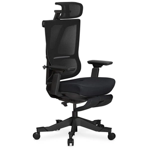 Офісне крісло Mealux S6 Air Fabric Black (HF-S6 F/B) зображення 1