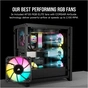 Корпус Corsair iCUE 4000D RGB Airflow Black (CC-9011240-WW) - зменшене зображення 4