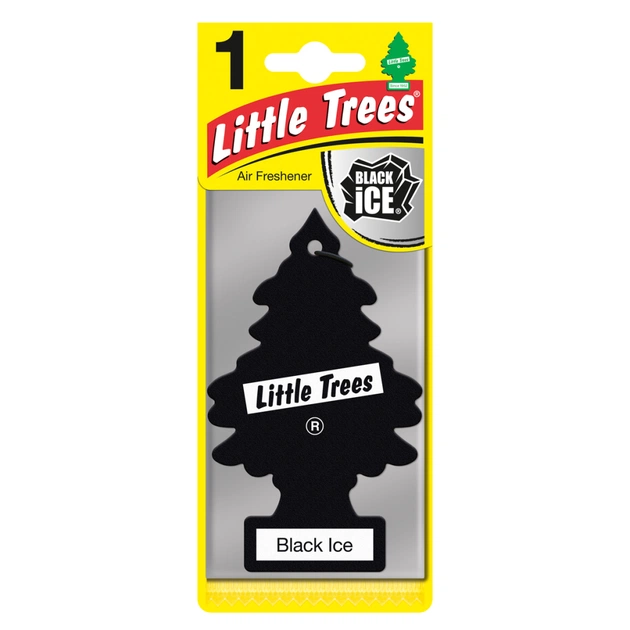 Ароматизатор для автомобиля Little Trees Чёрный лёд (78092) - изображение 1
