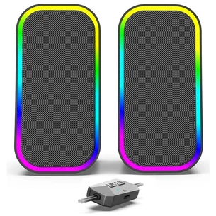 Акустична система ColorWay Aura 2.0 USB/Bluetooth Gray (CW-SPU02GR) зображення 1