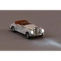 Машина Same Toy Vintage Car со светом и звуком Белый открытый кабриолет (601-3Ut-6) - уменьшенное изображение 3