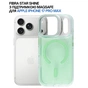 Чохол до мобільного телефона BeCover FIBRA Star Shine MagSafe Apple iPhone 17 Pro Max Green (715434) - зменшене зображення 4