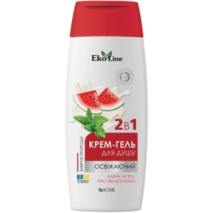 Гель для душу Acme Color EkoLine 2 в 1 Освіжаючий Кавун 250 мл (4823115503527) зображення 1
