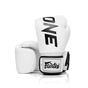 Боксерські рукавички Fairtex BGV1-ONE (натуральна шкіра) White 14 унцій (бинти в комплекті) (BGV1-ONE_14oz_White) - зменшене зображення 2
