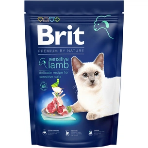 Сухий корм для кішок Brit Premium by Nature Cat Sensitive 1.5 кг (8595602553181) зображення 1