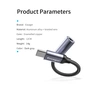 Переходник USB-C M to 3.5mm F 0.12m gray Essager (EZJE01-0G) - уменьшенное изображение 5