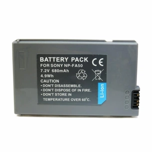 Акумулятор до фото/відео Extradigital Sony NP-FA50 (DV00DV1064) зображення 1
