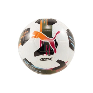 М'яч футбольний Puma Orbita 6 MS 084335-01 білий, чорний, помаранчевий 4 (4067981508471) зображення 1