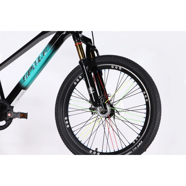 Велосипед Space 20" KID ALIOTH DD FR рама-11" MG 2025 чорний (OPS-SK-20-019) - зображення 4